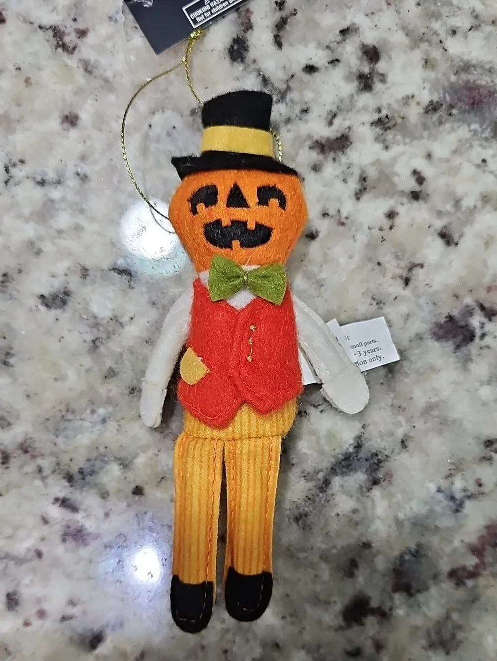 Hyde And Eeek! 2018 Ornaments Mr. & Mrs. Pumpkin And Skeleton